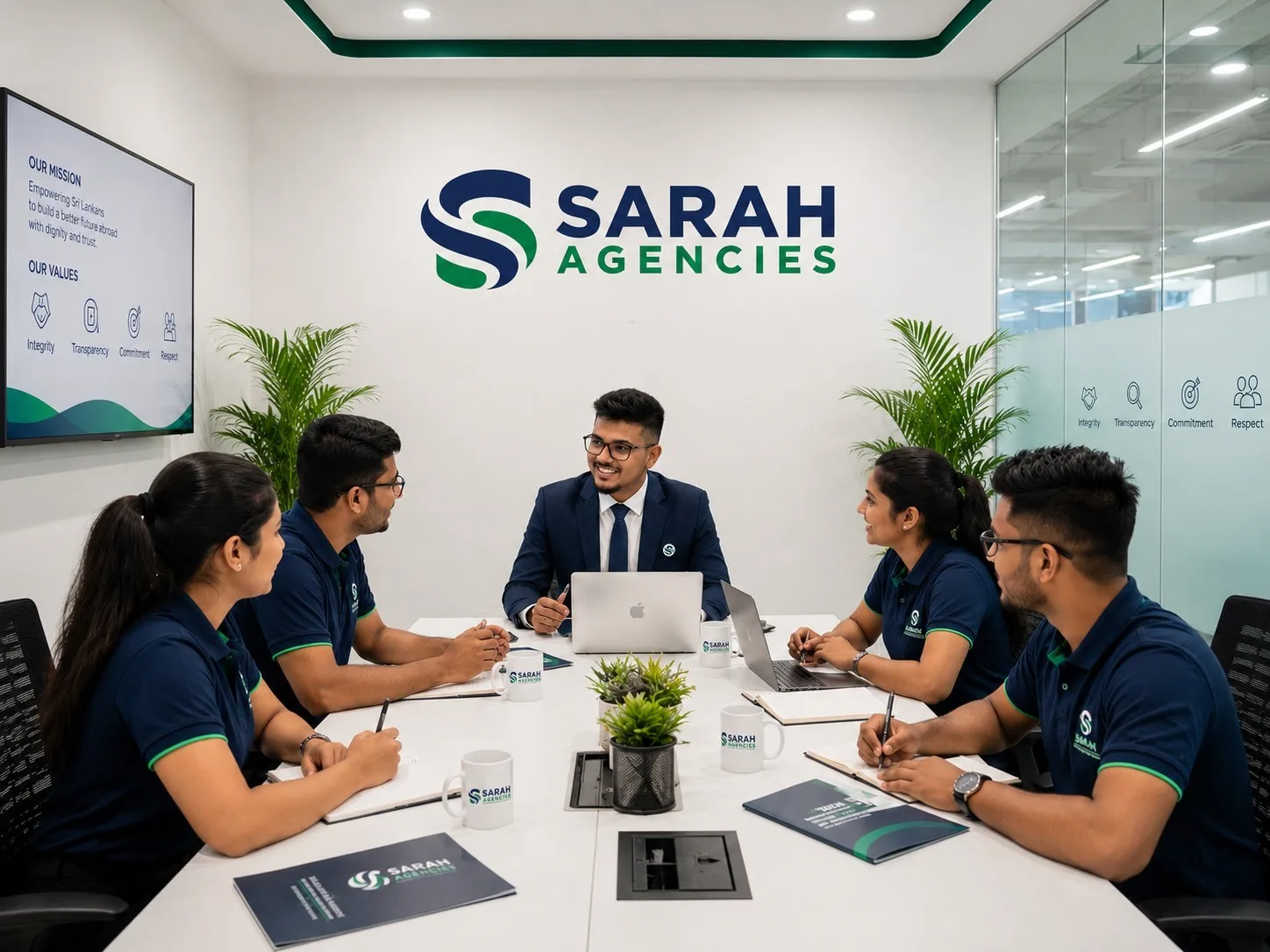Sarah Agencies office team